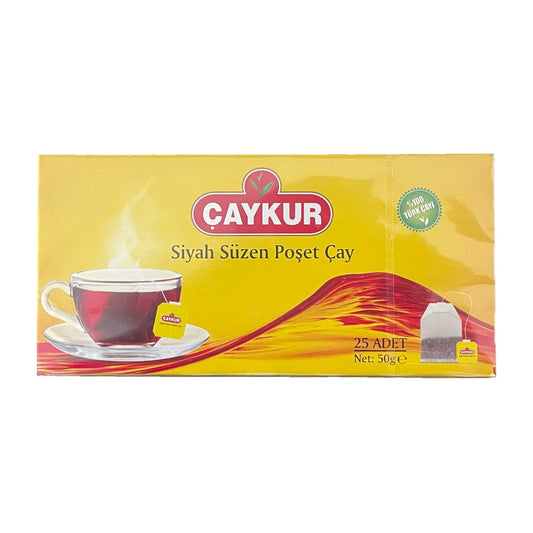 Turkish Black Tea Bags Çaykur- 2 Package / Total 50 Bags
