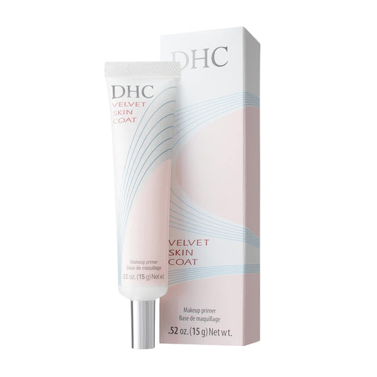 Dhc Velvet Skin Coat, Mattifying Makeup Primer, Powder-Gel Formula, Minimizes Look Of Pores, Fine Lines, And Imperfections, All Skin Types, Fragrance And Colorant Free, 0.52 Oz. Net Wt