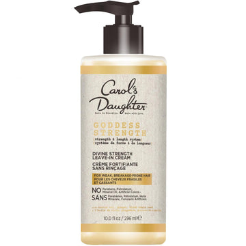 Carol'S Daughter Goddess Strength Leave In Conditioner Cream, 10 Fl Oz - Strengthening And Moisturizing For Wavy, Curly Hair