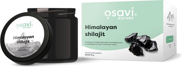 Osavi Himalayan Shilajit – 50 G Resin | 100% Natural Shilajit From The Karakoram & Zanskar Mountains | Rich In Fulvic & Humic Acids For Vitality & Wellness | Eco-Friendly Packaging