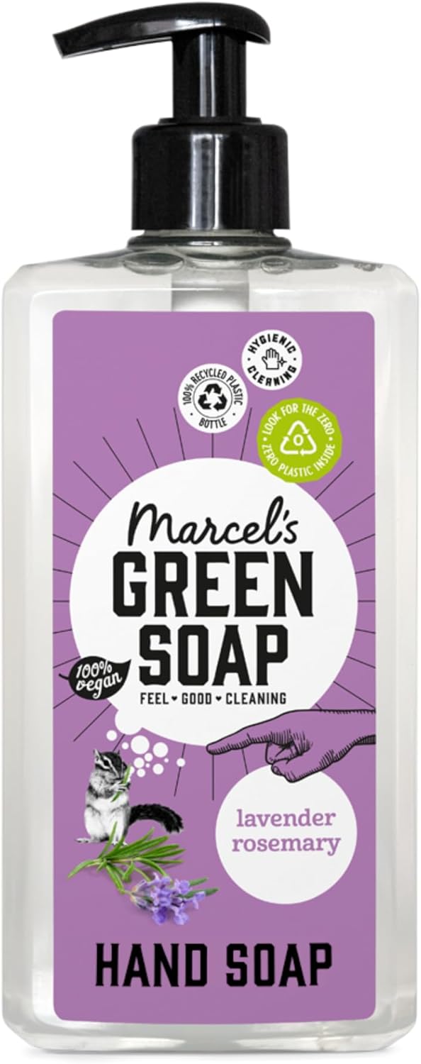 Marcel'S Green Soap - Hand Soap Vanilla & Cherry Blossom - Handwash Dispenser - Eco Friendly - Vegan - 97% Biodegradable - 500 Ml