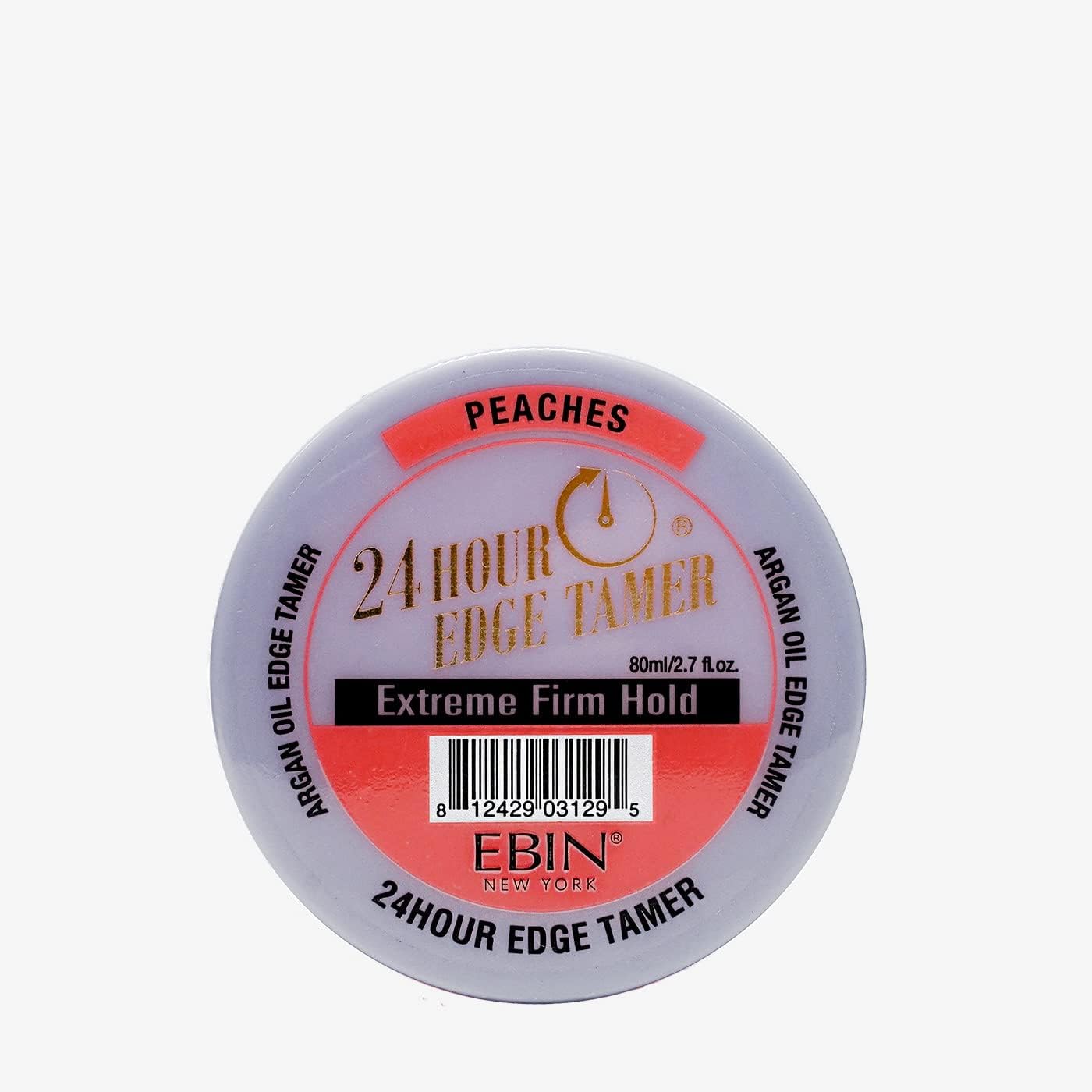 Ebin New York 24 Hour Edge Tamer, Ultra Super Hold, 2.7Oz - No Flaking, No White Residue, Shine And Smooth Texture With Argan Oil And Castor Oil
