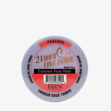 Ebin New York 24 Hour Edge Tamer, Ultra Super Hold, 2.7Oz - No Flaking, No White Residue, Shine And Smooth Texture With Argan Oil And Castor Oil