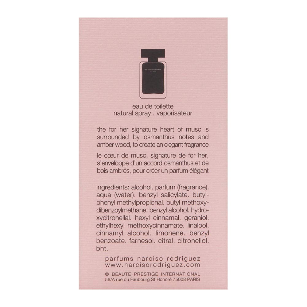 Narciso Rodriguez By Narciso Rodriguez Edt Spray 1.6 Oz For Women : Eau De Toilettes : Beauty & Personal Care