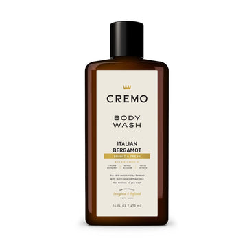 Cremo Rich-Lathering Italian Bergamot Body Wash For Men, Notes Of Italian Bergamot, Neroli Blossom, And Fresh Vetiver, 16 Fl Oz