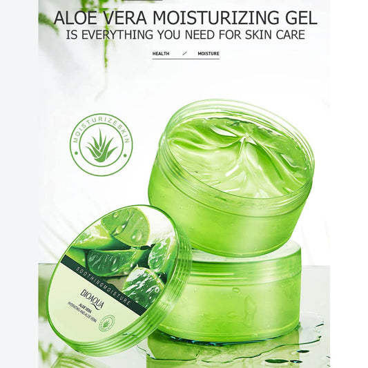 Bioaqua Aloe Vera Extract Gel Hydrating Moisturizing Soothing Skin Care Essence 300G/10.58Oz