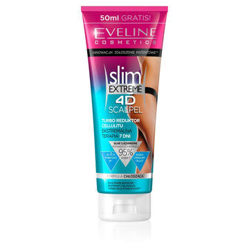 Eveline Cosmetics, Slim Extreme 4D Scalpel Turbo Cellulite Reducer Reduces Fat Layer Extreme Therapy 7 Days Natural 250 Ml