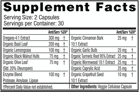 Dr. Tennant'S Fungal Detox, Helps The Body, Candida Cleanse, Supports Mood Regulation, Cravings & Hormone Levels; Supports Natural Fungal And Yeast Balance In The Gi Tract & Gastrointestinal Health