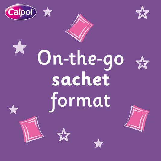 Calpol Sugar-Free Infant Suspension Paracetamol Sachets (20 X 5Ml), Calpol Sachets With Strawberry Flavour Paracetamol For Fever & Pain Relief, Suitable For 2+ Months Babies &Kids