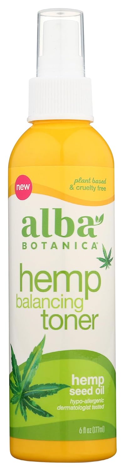 Alba Botanica Hemp Balancing Toner, 6 Oz