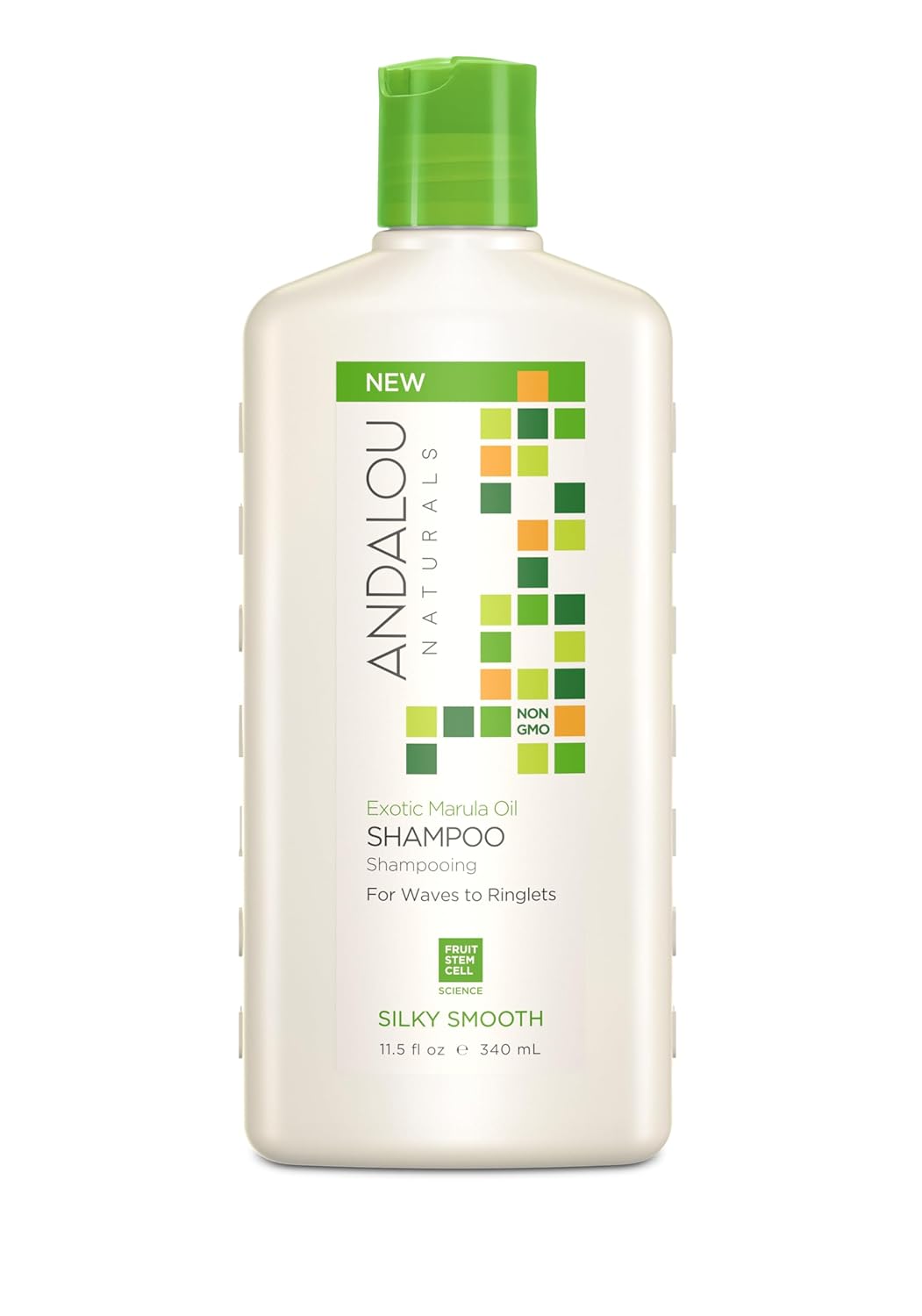 Andalou Naturals Exotic Marula Oil Silky Smooth Shampoo, 11.5 Oz