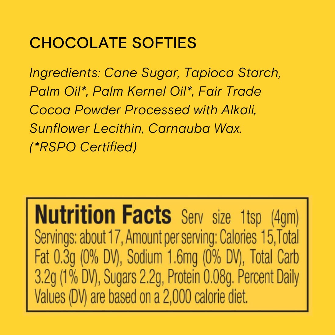 Chocolate Softies Fair Trade Sprinkles By Supernatural, Made In Usa, No Artificial Flavors, Soy Free, Gluten Free, Corn Free, Vegan, 1Lb (Pack Of 6)