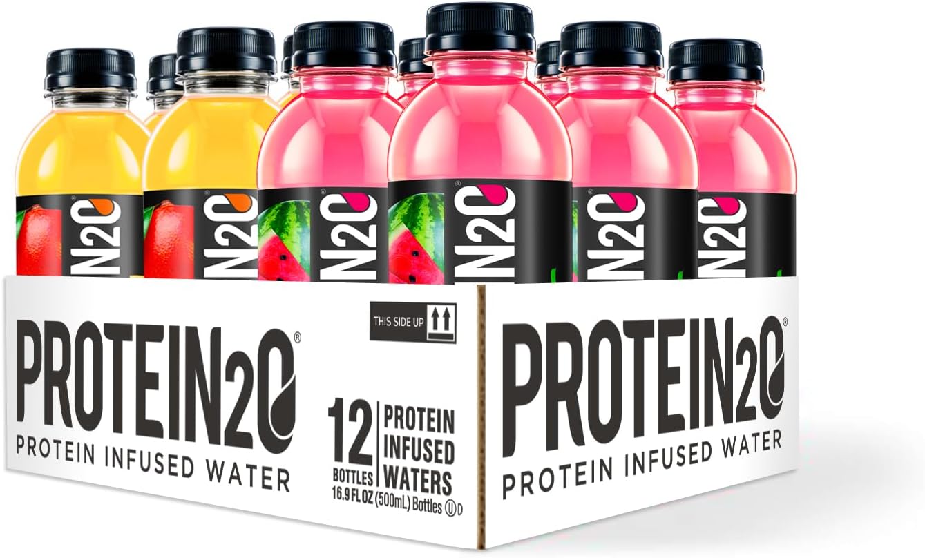 Protein2o 20g Whey Protein Isolate Infused Water Plus Electrolytes, Sugar Free Sports Drink, Ready To Drink, Gluten Free, Lactose Free, 20g Variety Pack, 16.9 Fl Oz (12 Count) : Everything Else