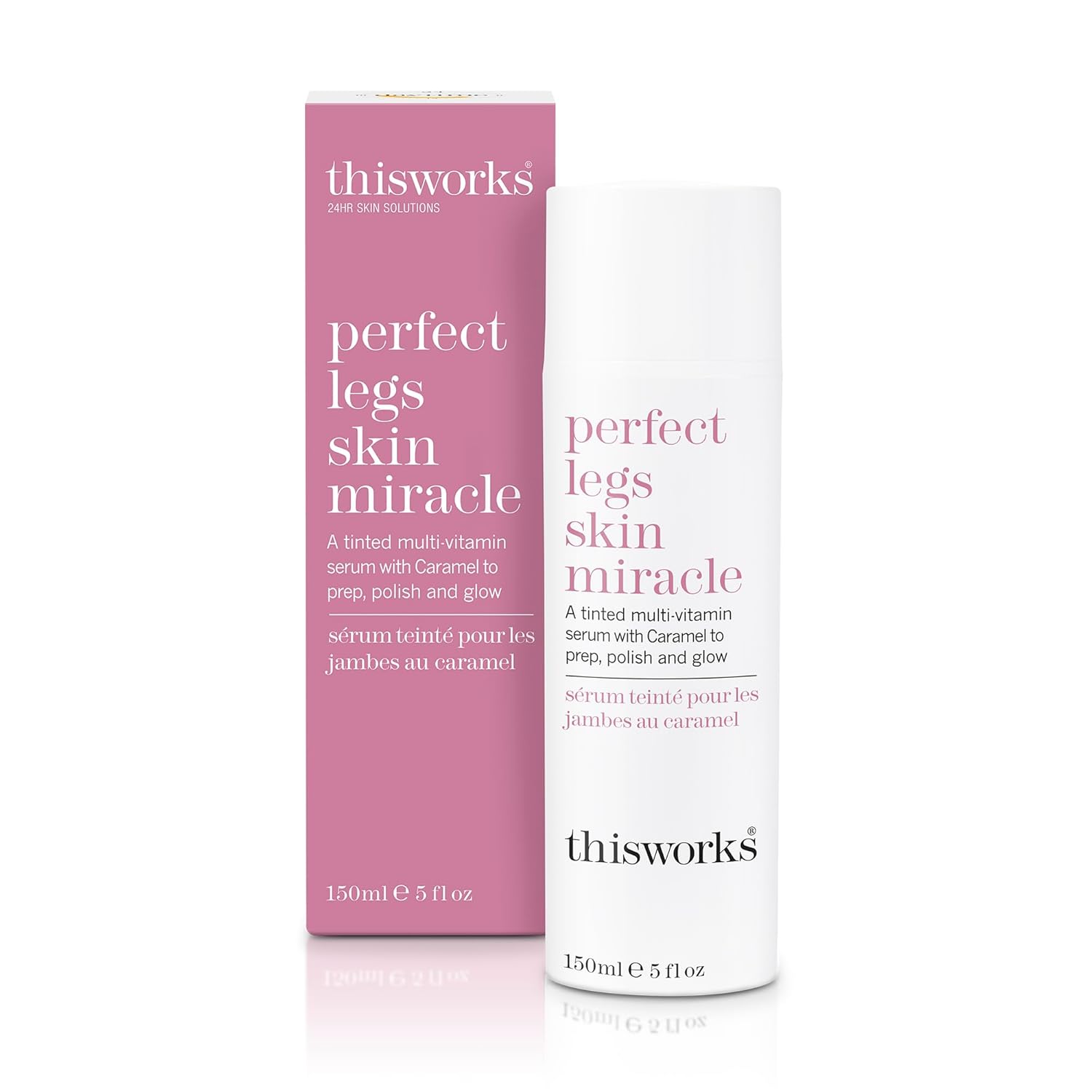 Thisworks Perfect Legs Skin Miracle: A Buildable Wash Off Tinted Multi-Vitamin Serum To Tan Without Fake Tan, 5 Fl Oz, (150Ml)