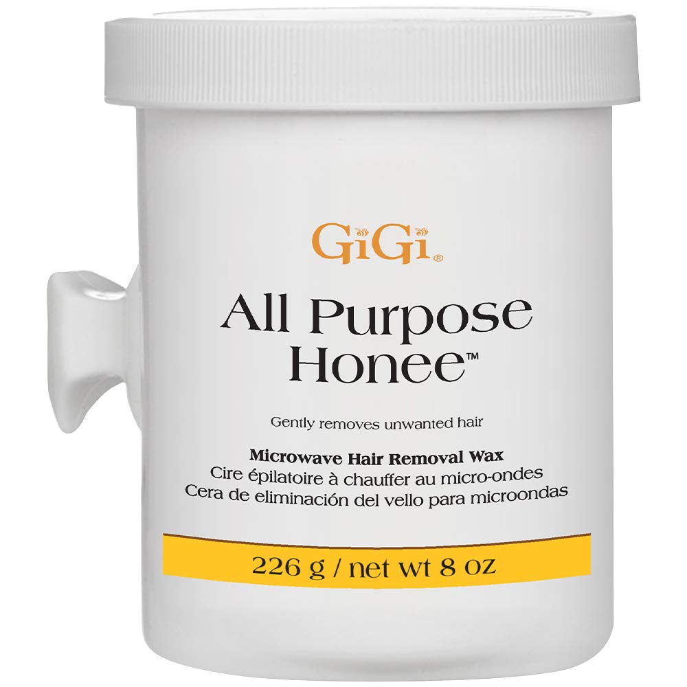 Gigi All Purpose Honee - Microwave Hair Removal Wax, 8 Ounces