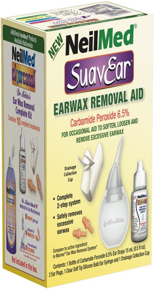 NeilMed Suavear Ear Wax Removal Aid, 0.20 Pound