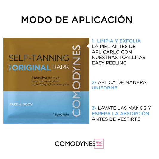 Comodynes Intensive Self Tan Towelettes, 8 Count