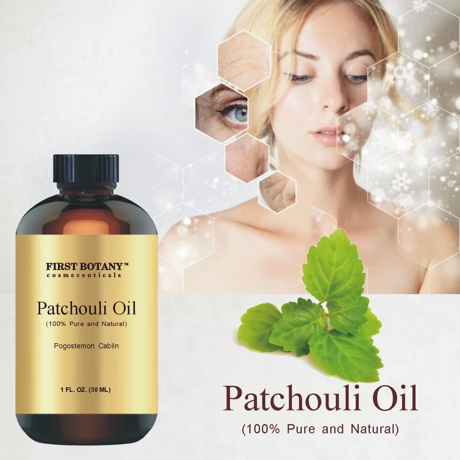 100% Pure Patchouli Essential Oil - Premium Patchouli Oil for Aromathe