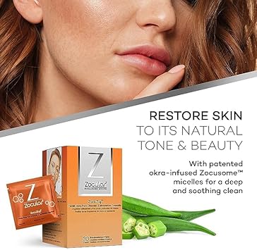Zocular Zocuwipe Eyelid Wipes Eyelid Cleanser And Moisturizer Pads 30Ct + Zocular Zocuzap Facial Wipes, 15 Count Bundle