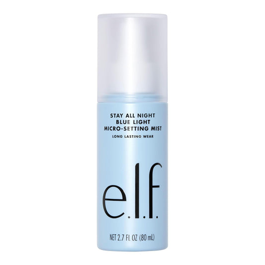 E.L.F. Stay All Day Blue Light Micro-Setting Mist Spray & Skin Refresher For A Matte Finish, Reduces Transmission, 2.7 Fl Oz
