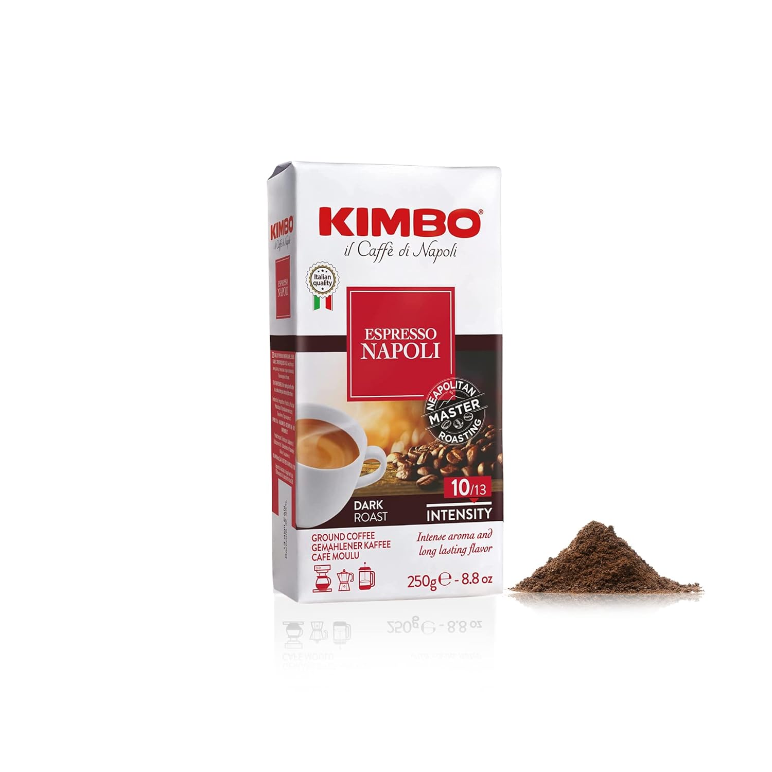 2 Pack - Kimbo Napoletano Ground Espresso  Pack