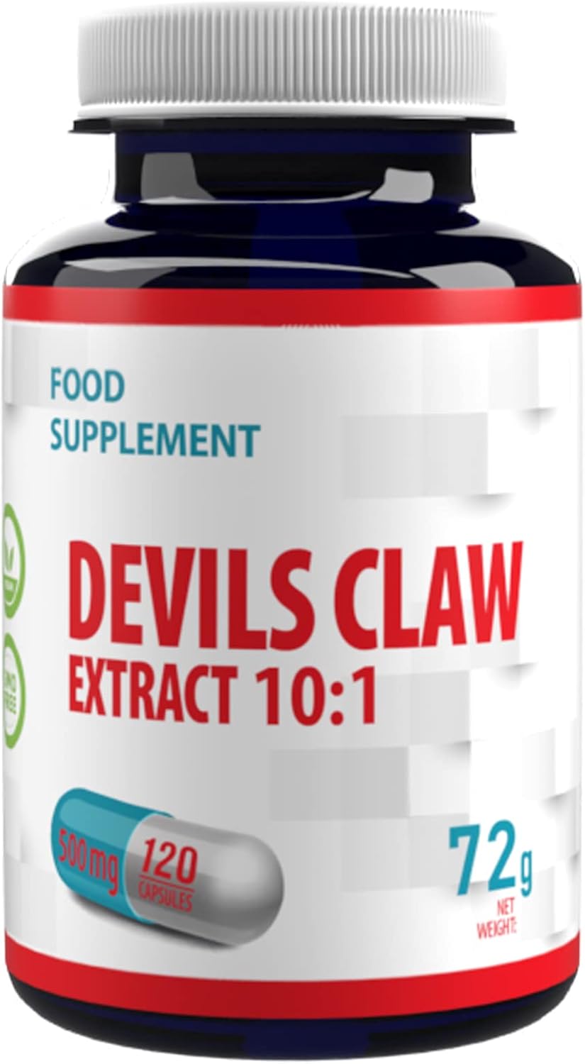 Hepatica Devil’S Claw 10:1 Extract – 5000Mg Equivalent | 120 Vegan Capsules | High-Strength Joint & Anti-Inflammatory Support | Natural Aches & Mobility Relief Supplement