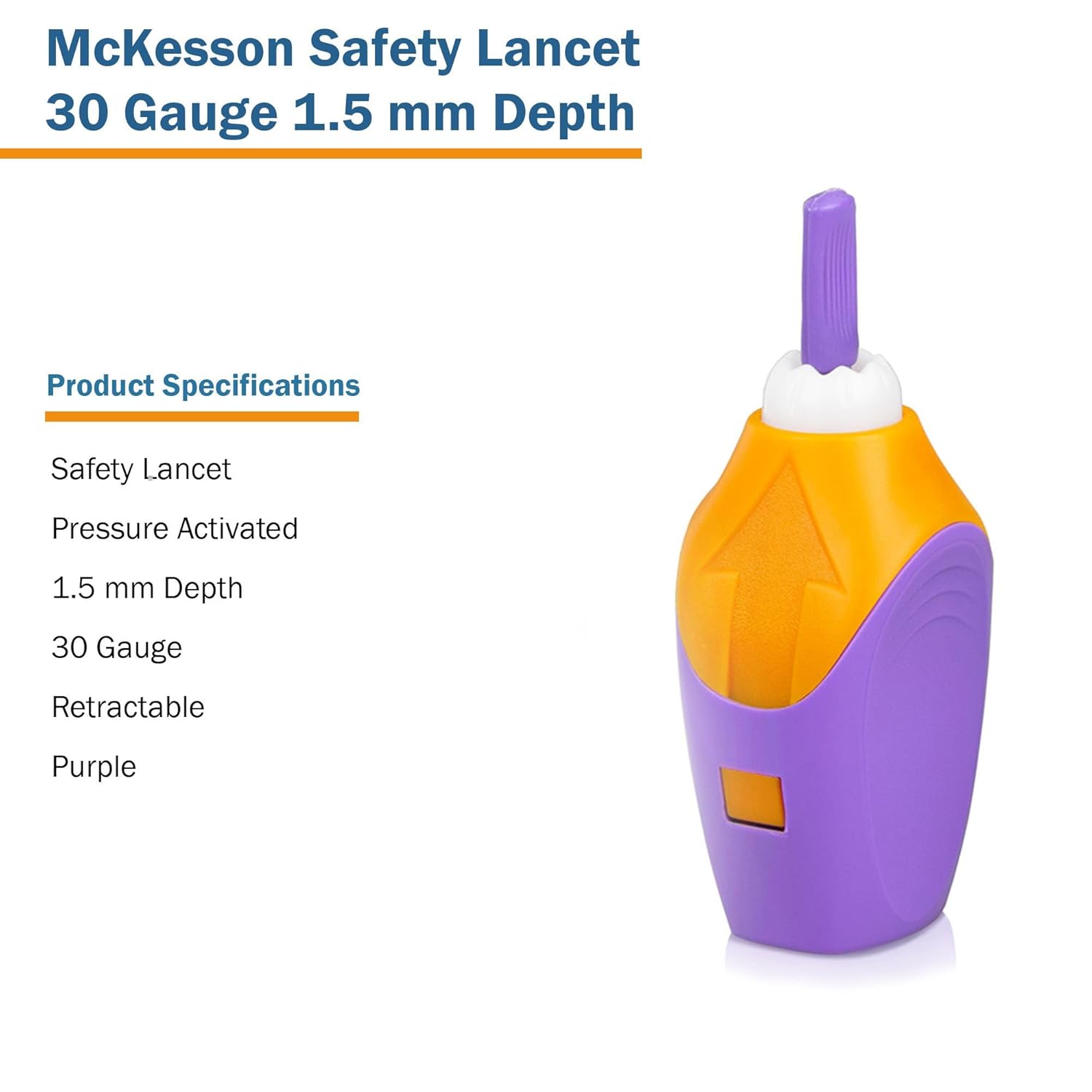 Mckesson Lancets For Diabetes Testing [2000 Count] Lancing Device For Blood And Glucose Test, 21G X 2.0 Mm, Pressure-Activated, Sterile, Single Use : Health & Household