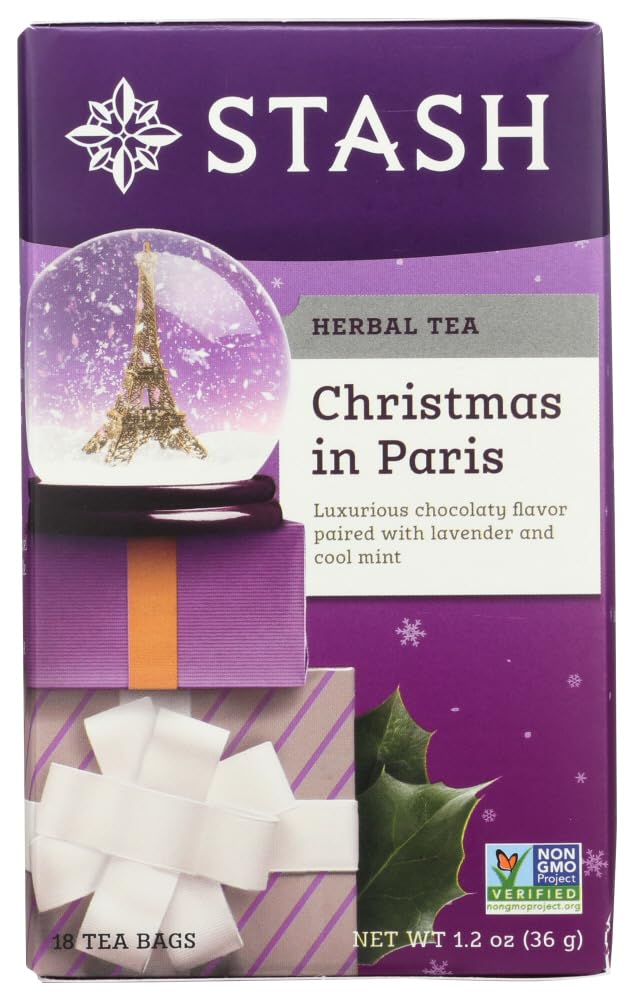 Stash Tea Christmas In Paris -Herbal Tea, 18 Ct