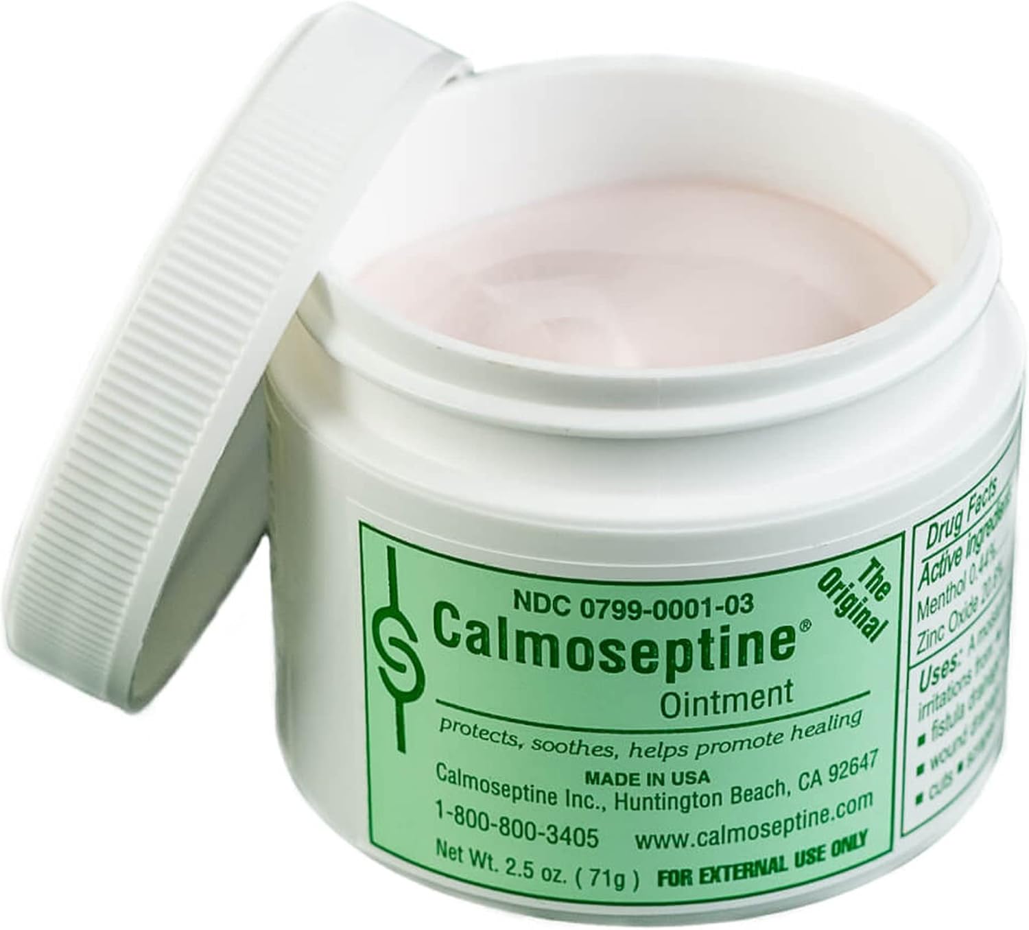 Calmoseptine Ointment Jar 2.5 Oz (5 Pack) : Health & Household