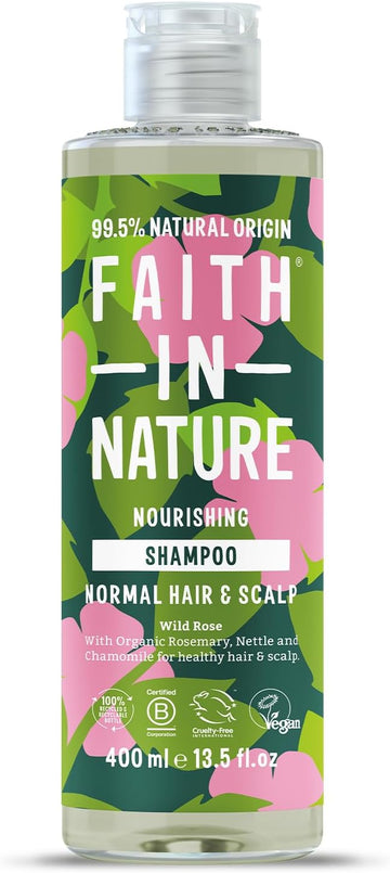 Faith In Nature Natural Grapefruit & Orange Shampoo, Purifying For Oily Hair & Scalp, Vegan & Cruelty Free, No Sls, Silicones Or Parabens, 400Ml (Pack Of 2)