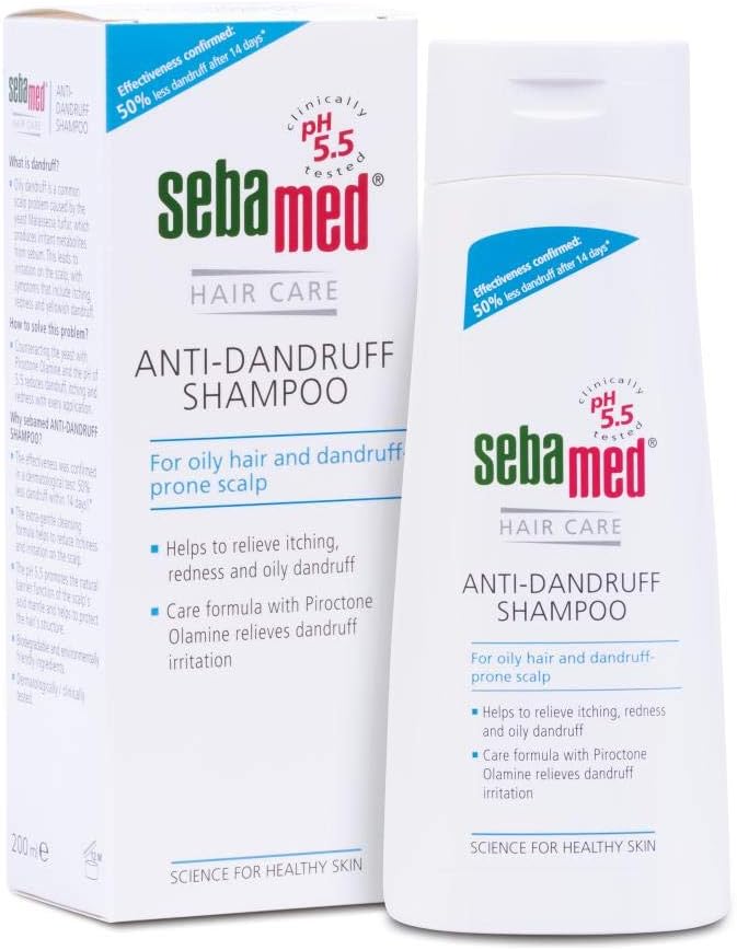 Sebamed Anti-Dandruff Shampoo 200ml - Pack of 2 : Amazon.co.uk: Beauty
