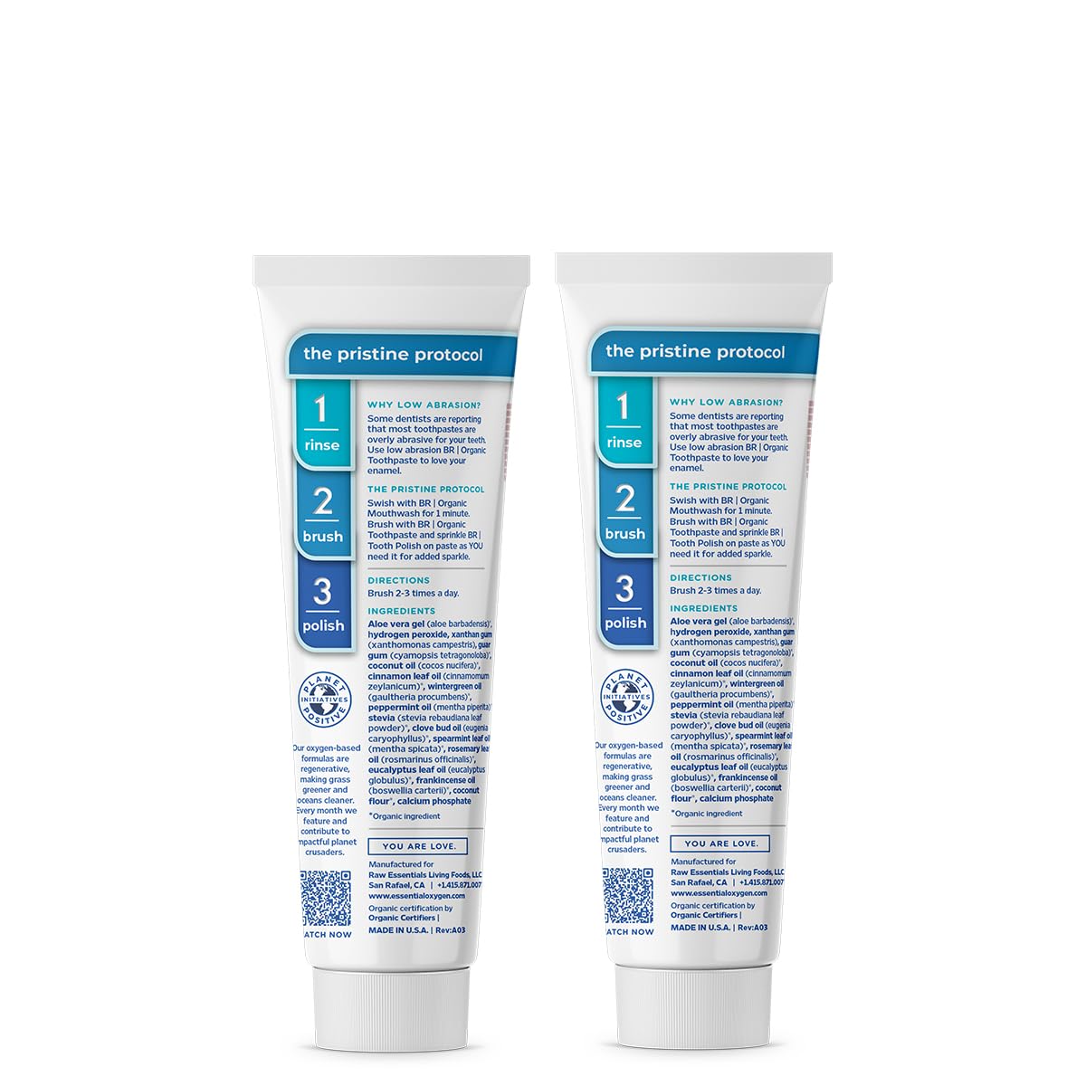 BR Organic Low Abrasion Toothpaste Cinnamint : Health & Household