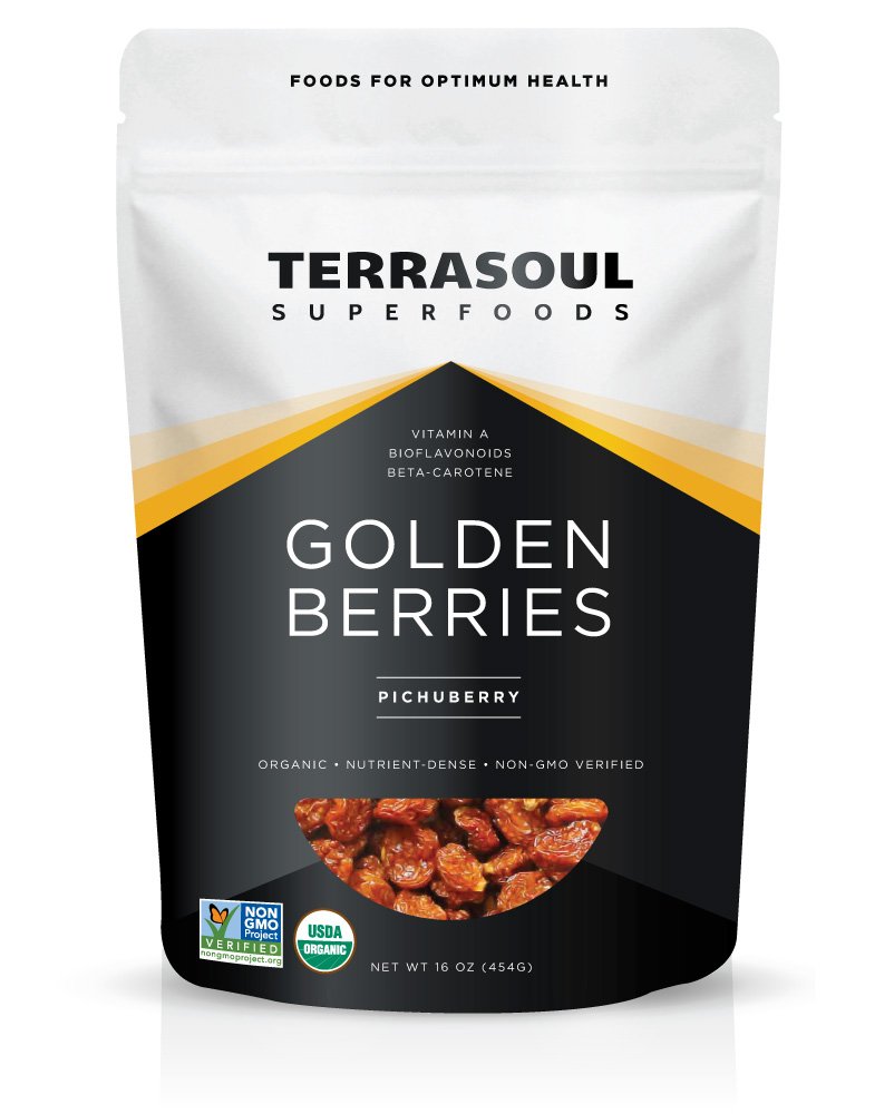 Terrasoul Superfoods Organic Golden Berries, 16 ounces