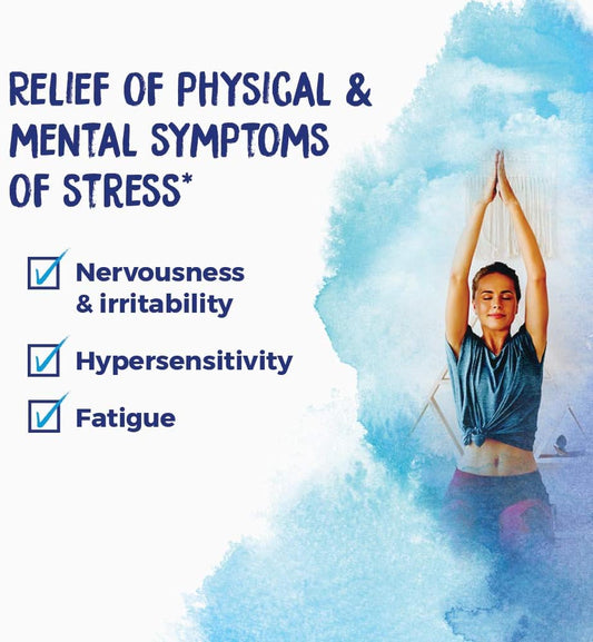 Boiron Stresscalm Tablets For Relief Of Stress, Anxiousness, Nervousness, Irritability, And Fatigue - 60 Count