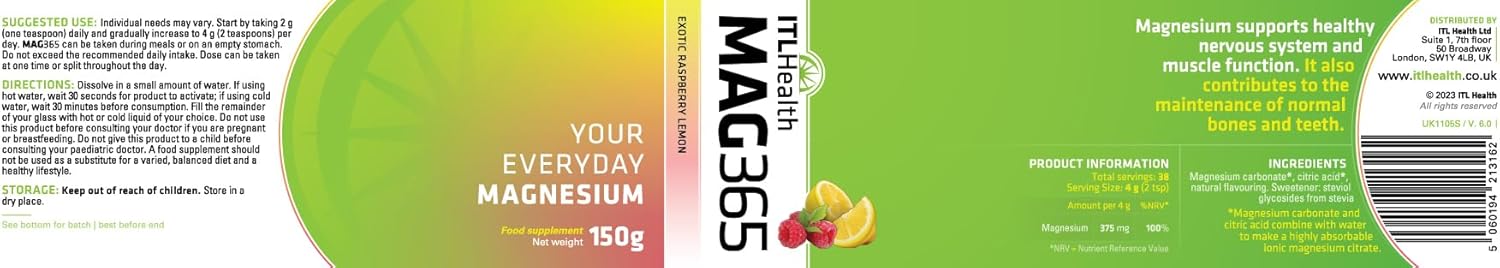 MAG365 Exotic Raspberry Lemon 150g : Amazon.co.uk: Health & Personal Care