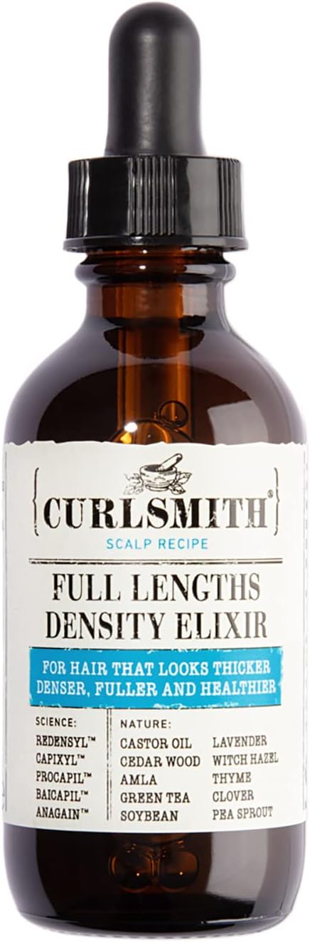 Curlsmith - Full Lengths Density Elixir - Vegan Scalp Care Night Serum For Hair Growth (60Ml)