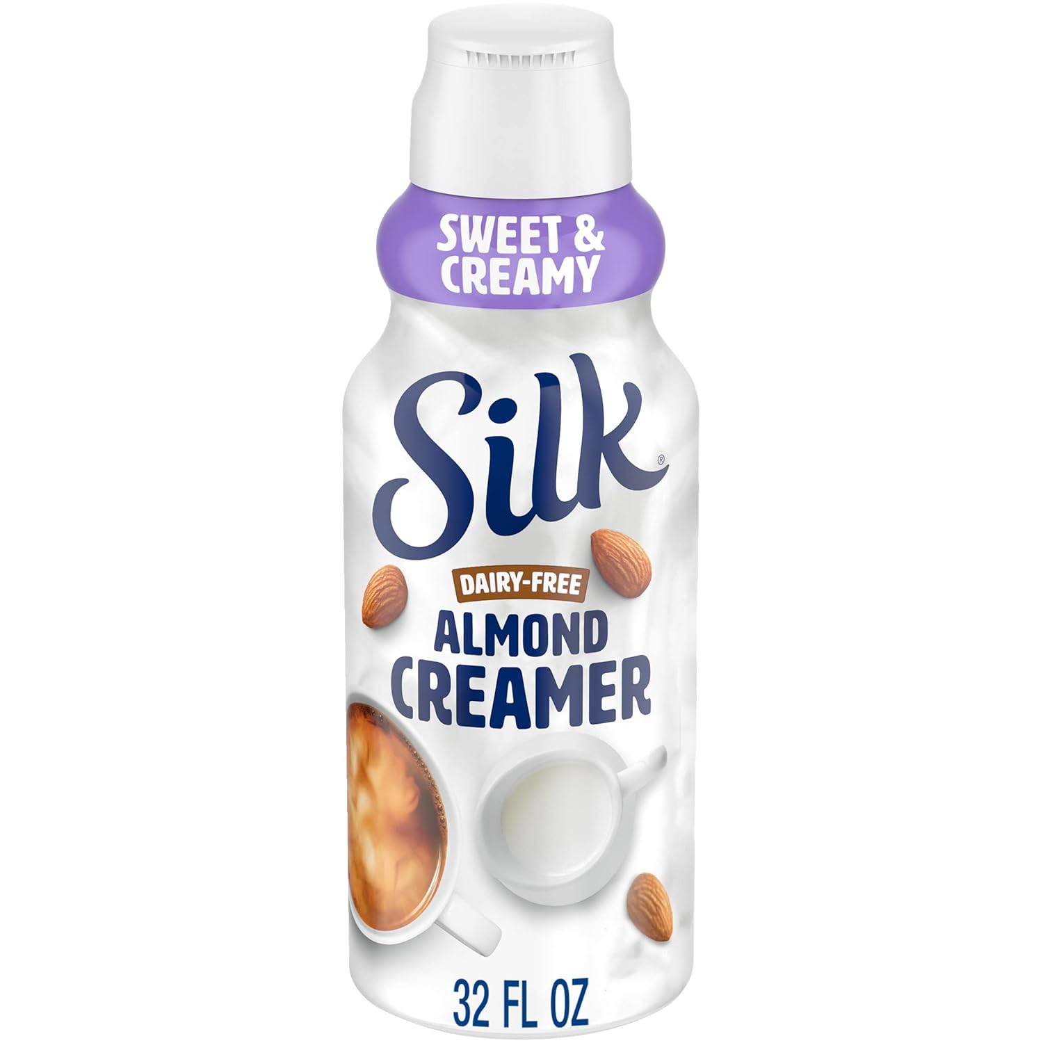 Silk Sweet & Creamy Almond Creamer, Gluten-Free, Non-Gmo Project Verified, 1 Quart, 1 Count