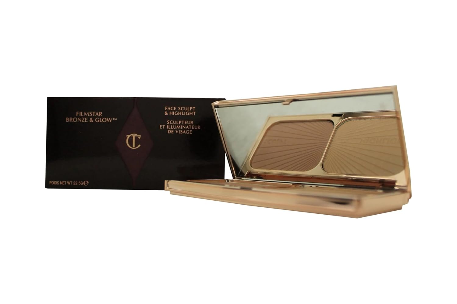 Charlotte Tilbury Mini Filmstar Bronze & Glow Contour Duo : Beauty & Personal Care