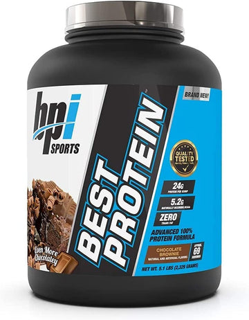 Bpi Sports Best Protein, Chocolate Brownie, 5.1 Pound