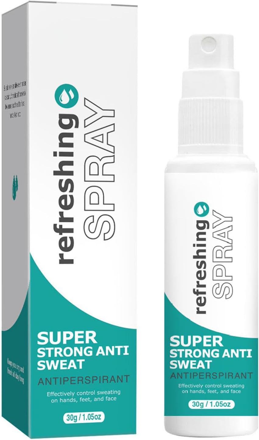 Antiperspirant Deodorant Spray, Refreshing Spray, Strong Antiperspirant Hyperhidrosis Treatment, Against Heavy Sweating On The Face, Head, Body And Underarm, Antiperspirant Face For Men Women (3)