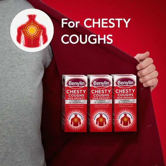 Benylin Chesty Coughs Non-Drowsy, 150Ml