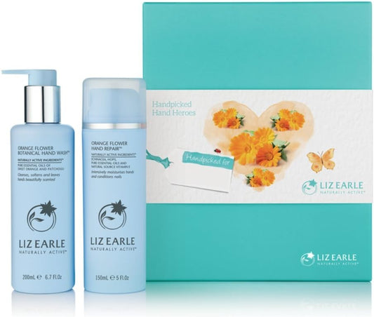 Liz Earle Hand Heroes Gift Set With Hand Wash 200Ml And Hand Repair 150Ml