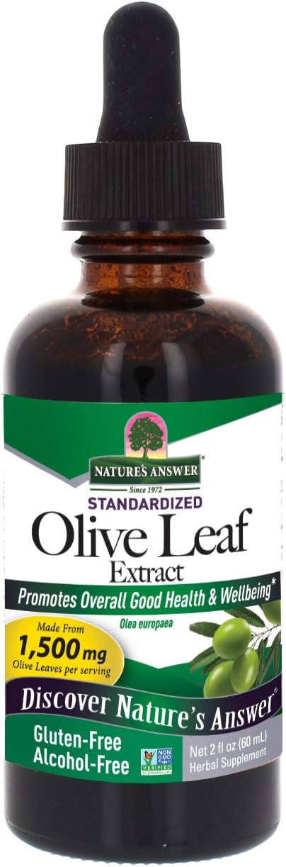Nature'S Answer Alcohol Free Olive Leaf Extract 2  | Supports Overall Wellness | Vegan | Non-Gmo | Gluten Free | Made In The Usa | Single Count