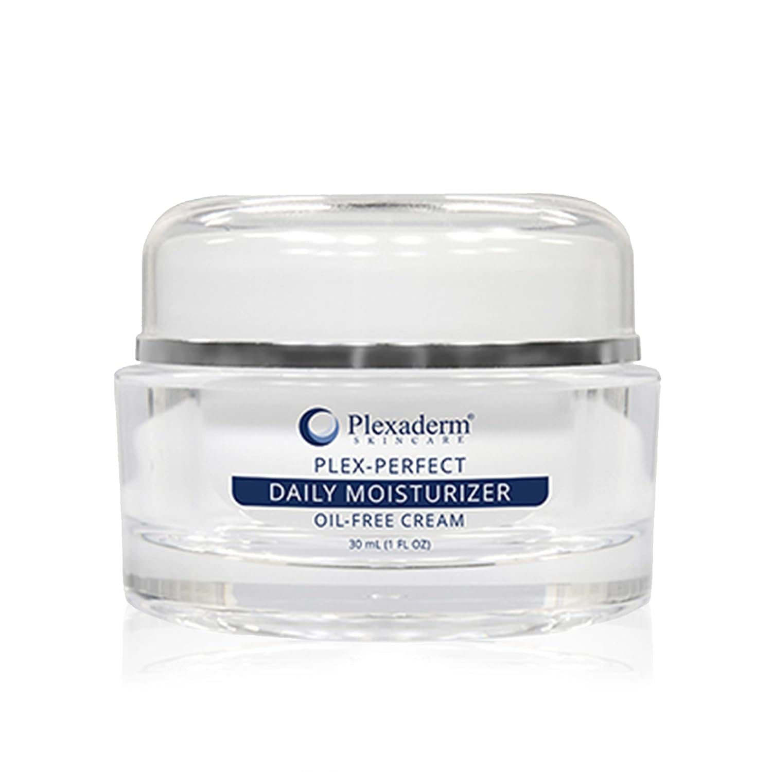 Plexaderm Daily Face Moisturizer - Hyaluronic Acid For Deep Hydration - For All Skin Types, Fragrance-Free, 1 Fl Oz