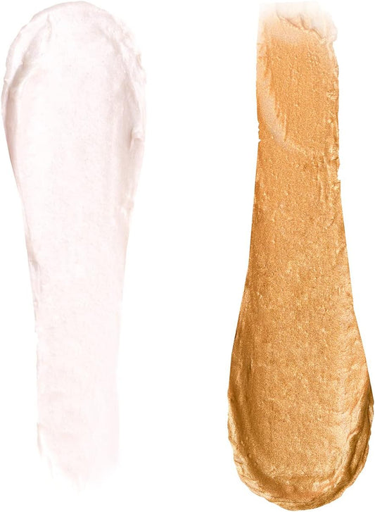 Barry M Chisel Cheeks Highlighter Cream Duo, Shade Silver/Gold