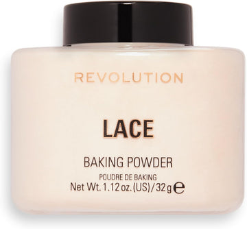 Revolution Beauty London, Loose Baking Powder, Prolongs Makeup Wear, Setting Lace, For Light Skin Tones, 32G