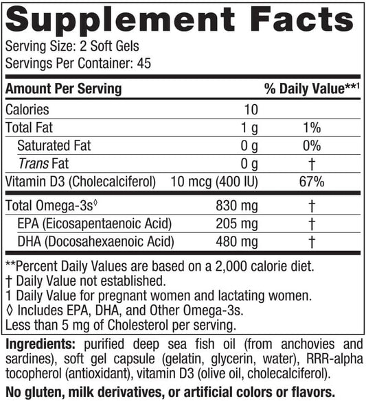 Nordic Naturals Prenatal DHA, Unflavored - 90 Soft Gels - 830 mg Omega