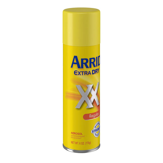 Arrid Extra Dry Anti-Perspirant Deodorant Spray Regular 6 Oz
