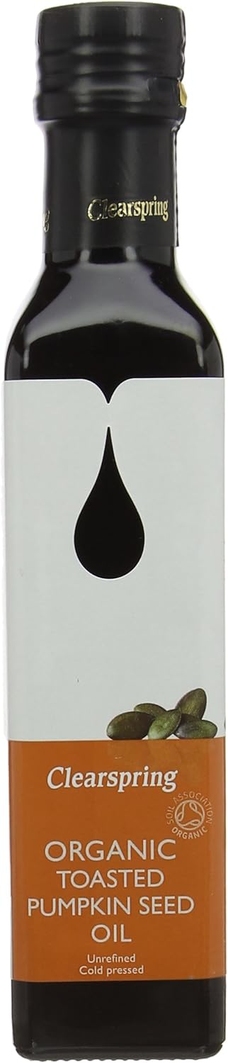 Clearspring Organic Toasted Pumpkin Seed Oil, 250G (Pack Of 2)