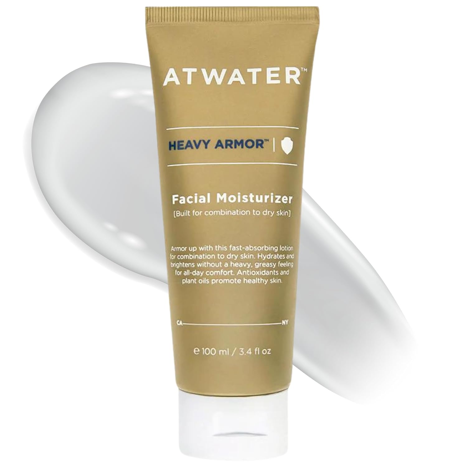 Atwater Men'S Face Moisturizer For Dry Skin With 5% Niacinamide And Shea Butter, 3.4 Oz, Face Cream That Strengthens Skin'S Moisture Barrier, Anti Aging Face Cream, Day & Night, Unscented